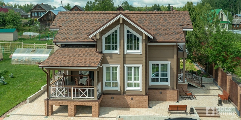 Дом из клееного бруса по проекту \"Прага-мини v.2\" Фото 36